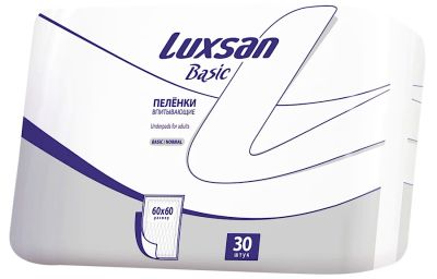 Лот: 7052280. Фото: 1. Пеленки Luxsan Basic Normal впитывающие... Реабилитация, уход за больными