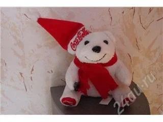 Лот: 108470. Фото: 1. Мишка Coca-Cola с дитофоном на... Другое (дети растут)
