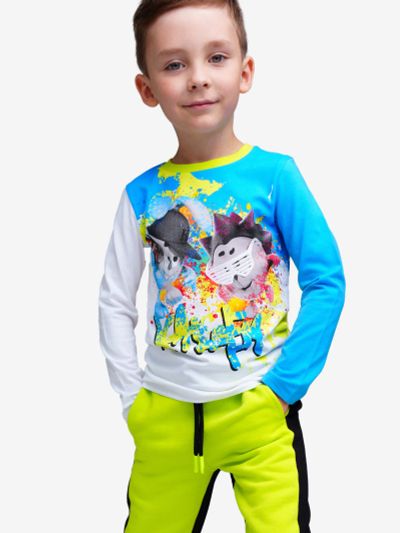 Лот: 22422096. Фото: 1. Лонгслив для мальчиков PlayToday... Другое (спортивная одежда)