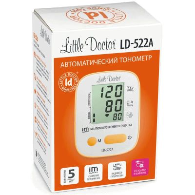 Лот: 25317610. Фото: 1. Little Doctor Тонометр автоматический... Лекарства