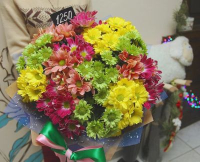 Лот: 7714994. Фото: 1. Сборный букет. Цветы на Щорса... Свежие цветы