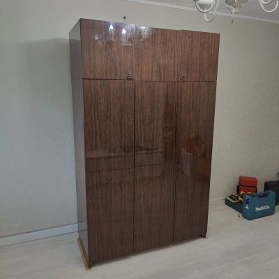 Лот: 24662422. Фото: 1. Шкаф 3-х створчатый с антресолью. Шкафы, шкафы-купе