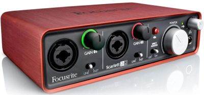 Лот: 5371027. Фото: 1. Focusrite Scarlett 2i2. Микшеры, предусилители, микрофонные эффекты