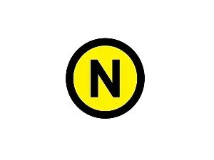 Лот: 14332415. Фото: 1. Наклейка &quot;N&quot; (1шт... Другое (электрооборудование)