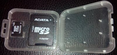 Лот: 7093909. Фото: 1. Карта памяти MicroSD 32Gb + SD... Карты памяти