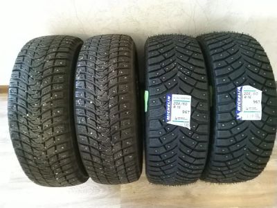 Лот: 12498872. Фото: 1. Комплект шин Michelin X-ICE North... Шины