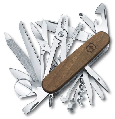 Лот: 15356192. Фото: 1. Нож Victorinox SwissChamp Wood... Ножи, топоры