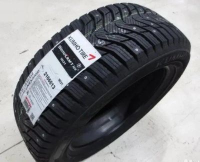 Лот: 14540501. Фото: 1. Шины 215/55 R16 Kumho Ice WI31... Шины