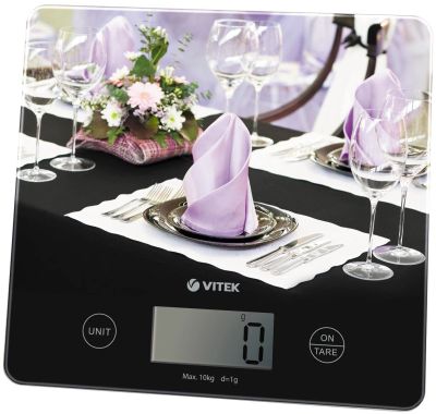 Лот: 16022719. Фото: 1. Весы кухонные Vitek VT-8024 BK... Кухонная