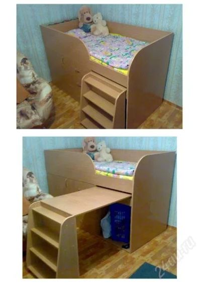 Лот: 2007061. Фото: 1. Детская суперкровать. Детские кровати и кроватки