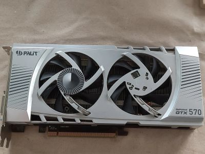 Лот: 19286150. Фото: 1. Видеокарта GeForce GTX 570. Видеокарты