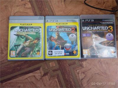 Лот: 9390615. Фото: 1. Uncharted PS3 (Коллекция). Все... Игры для консолей