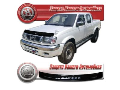 Лот: 4831279. Фото: 1. Дефлектор капота (чёрный) Nissan... Детали тюнинга