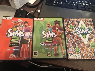 Лот: 10902431. Фото: 1. Sims 2,3 одним лотом. Все лицензионное. Игры для ПК