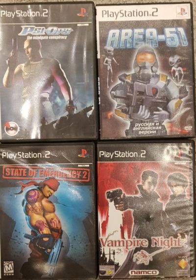 Лот: 10950299. Фото: 1. Playstation 2. диски 4 шт. Игры для консолей