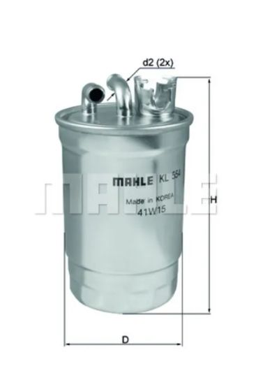 Лот: 16890212. Фото: 1. Фильтр топливный погружной Mahle... Расходные материалы