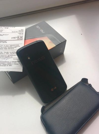Лот: 4195583. Фото: 1. Смартфон LG Nexus 4 16 GB (черный... Смартфоны