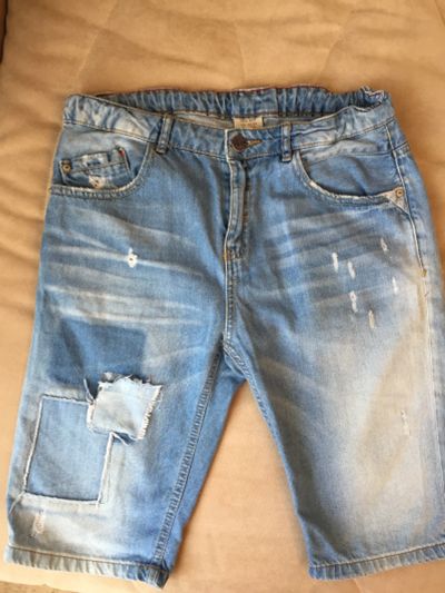 Лот: 11691950. Фото: 1. Шорты Zara Boys рост 164. Брюки, шорты, джинсы