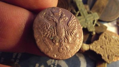 Лот: 11289379. Фото: 1. Денга 1753 года. Хорошая.1. Россия до 1917 года