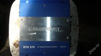 Лот: 1767438. Фото: 1. Усилитель Blaupunct-270.2х канальный. Усилители