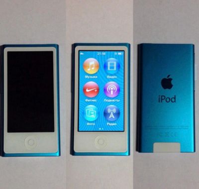 Лот: 6571799. Фото: 1. ipod nano 7, состояние нового. Плееры