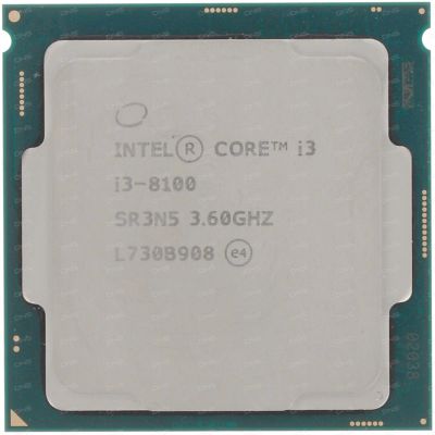 Лот: 18403998. Фото: 1. Процессор Intel Core i3-8100 OEM. Процессоры