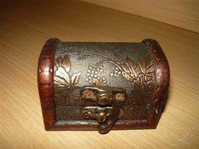 Лот: 945365. Фото: 1. Шкатулка Сундучек. Сувенирные мелочи