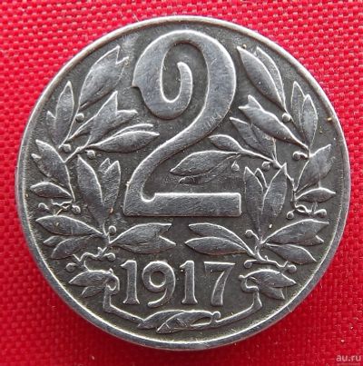 Лот: 1578817. Фото: 1. (№450/LS) 2 геллера 1917 (Австро-Венгрия... Германия и Австрия