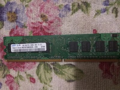 Лот: 15125535. Фото: 1. Samsung DDR2 1GB. Оперативная память
