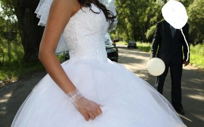 Лот: 6565829. Фото: 1. Свадебное платье эксклюзивной... Свадебные платья