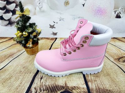 Лот: 10786586. Фото: 1. Ботинки женские Timberland pink-white... Ботинки, полуботинки