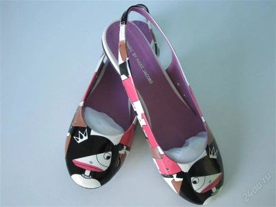 Лот: 1732223. Фото: 1. Балетки Marc Jacobs р-р 39 с открытой... Балетки