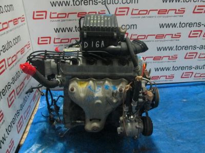 Лот: 3293241. Фото: 1. Двигатель Honda D16A H-RV, без... Двигатель и элементы двигателя