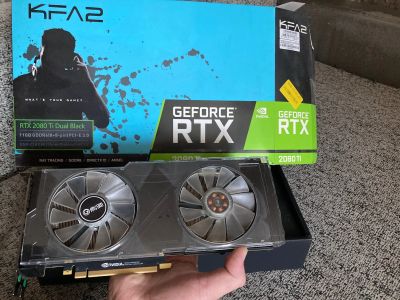 Лот: 18995816. Фото: 1. KFA2 RTX 2080 TI. Видеокарты