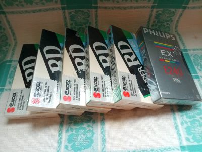 Лот: 25415072. Фото: 1. Видеокассеты тип VHS 180 минут... Видеомагнитофоны