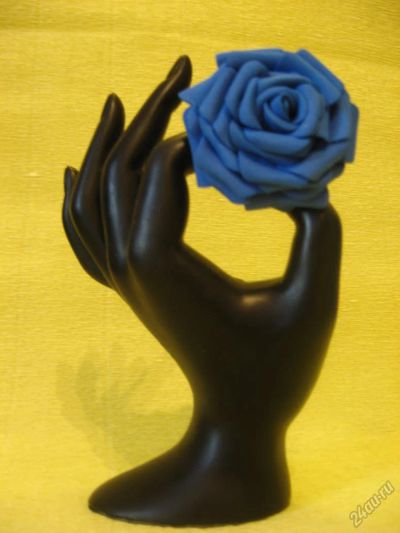 Лот: 5691902. Фото: 1. "Синяя Роза" кольцо. Ручная работа... Бижутерия ручной работы