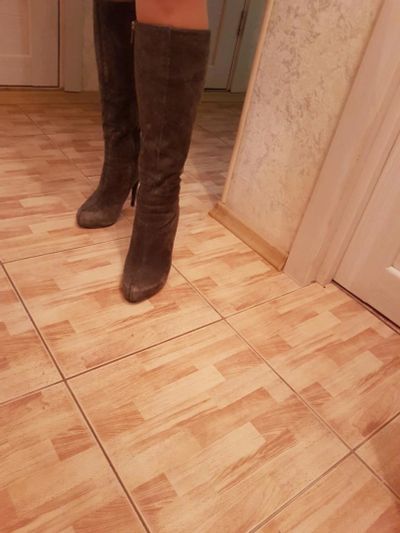 Лот: 11385362. Фото: 1. сапоги, замша. Сапоги