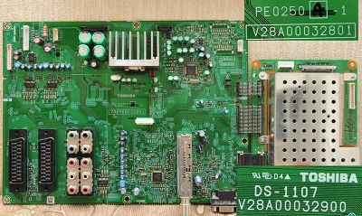 Лот: 3360724. Фото: 1. Майн PE0250A-1(DS-1107) тв.Тошиба... Печатные платы