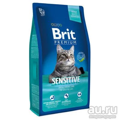 Лот: 13830587. Фото: 1. Brit (Брит) Премиум 8кг - Сенситив... Корма