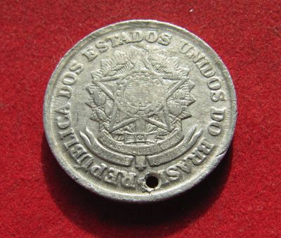Лот: 19931407. Фото: 1. Бразилия 2 крузейро, 1958 г. Америка