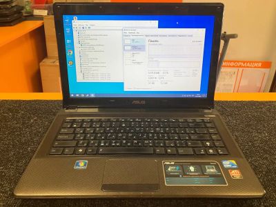 Лот: 22376330. Фото: 1. Б\У ноутбук Asus K42J Intel Core... Ноутбуки
