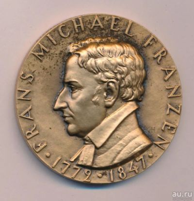 Лот: 8372823. Фото: 1. Швеция 1978 Медаль поэт Франс... Памятные медали