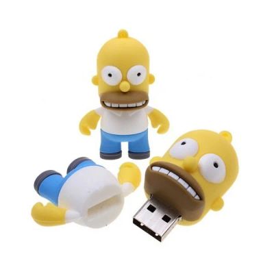 Лот: 3566610. Фото: 1. USB флешка 4Gb "Гомер Симпсон". USB-флеш карты