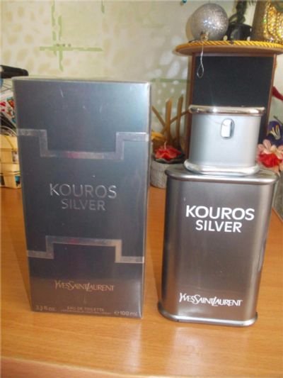 Лот: 9335303. Фото: 1. Kouros Silver от Yves Saint Laurent... Мужская парфюмерия