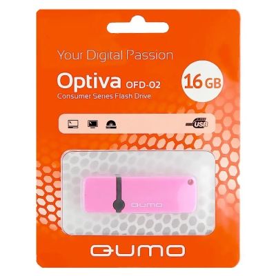 Лот: 19091537. Фото: 1. Флешка USB 2.0 16Gb Qumo Optiva... USB-флеш карты