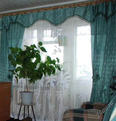 Лот: 1436790. Фото: 1. Шторы в зал, спальню и на кухню... Шторы, тюль