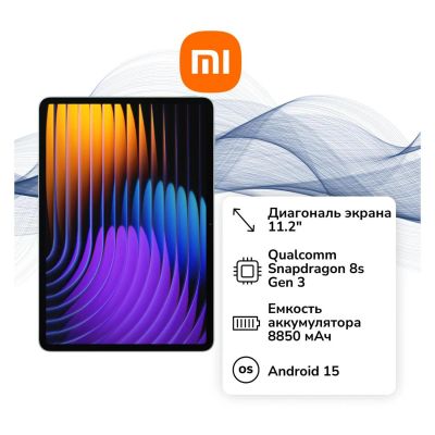 Лот: 25629046. Фото: 1. Планшет Xiaomi Pad 7 Pro 2024... Планшеты