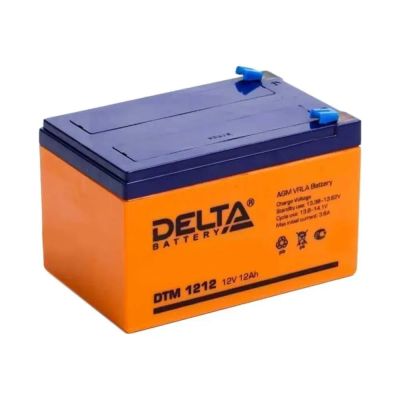 Лот: 24948409. Фото: 1. Аккумулятор Delta DTM 1212 (12В... ИБП, аккумуляторы для ИБП