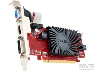 Лот: 8232857. Фото: 1. Видеокарта ASUS Radeon HD6450. Видеокарты