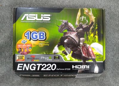 Лот: 19912570. Фото: 1. Видеокарта Asus ENGT220/DI/1GD2... Видеокарты